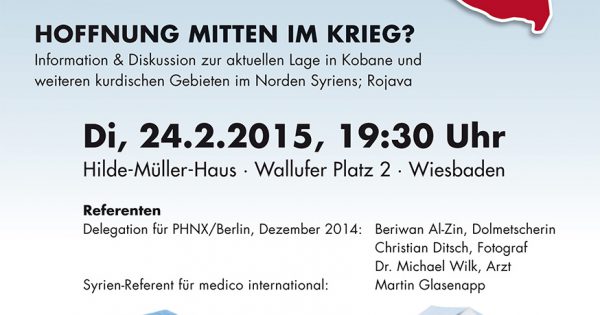 24 02 2015 Veranstaltung Hoffnung Mitten Im Krieg Gesellschaft